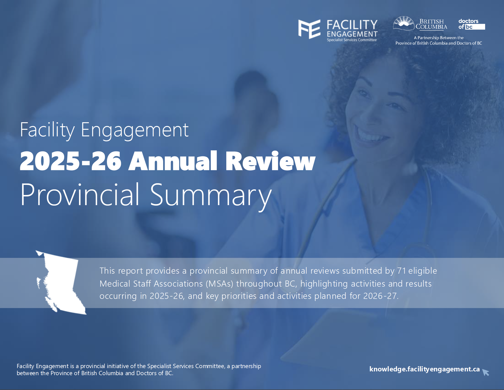 Cover page of annual review document