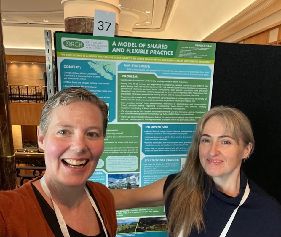 Campbell River project leads Dr Jennifer Kask (family medicine) and Dr Valentyna Koval (internal medicine).