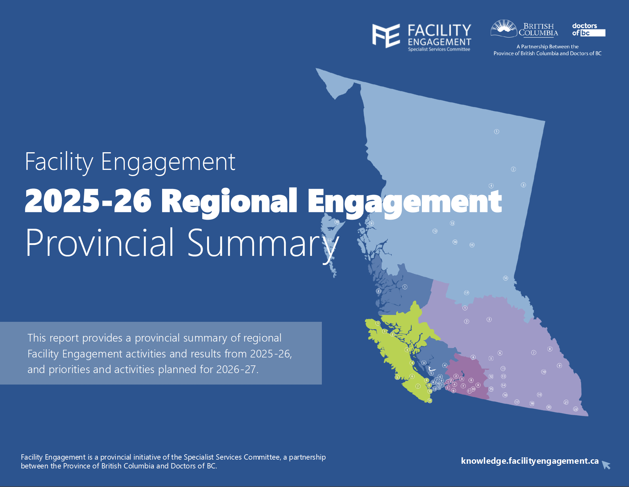 Cover page of regional engagement document